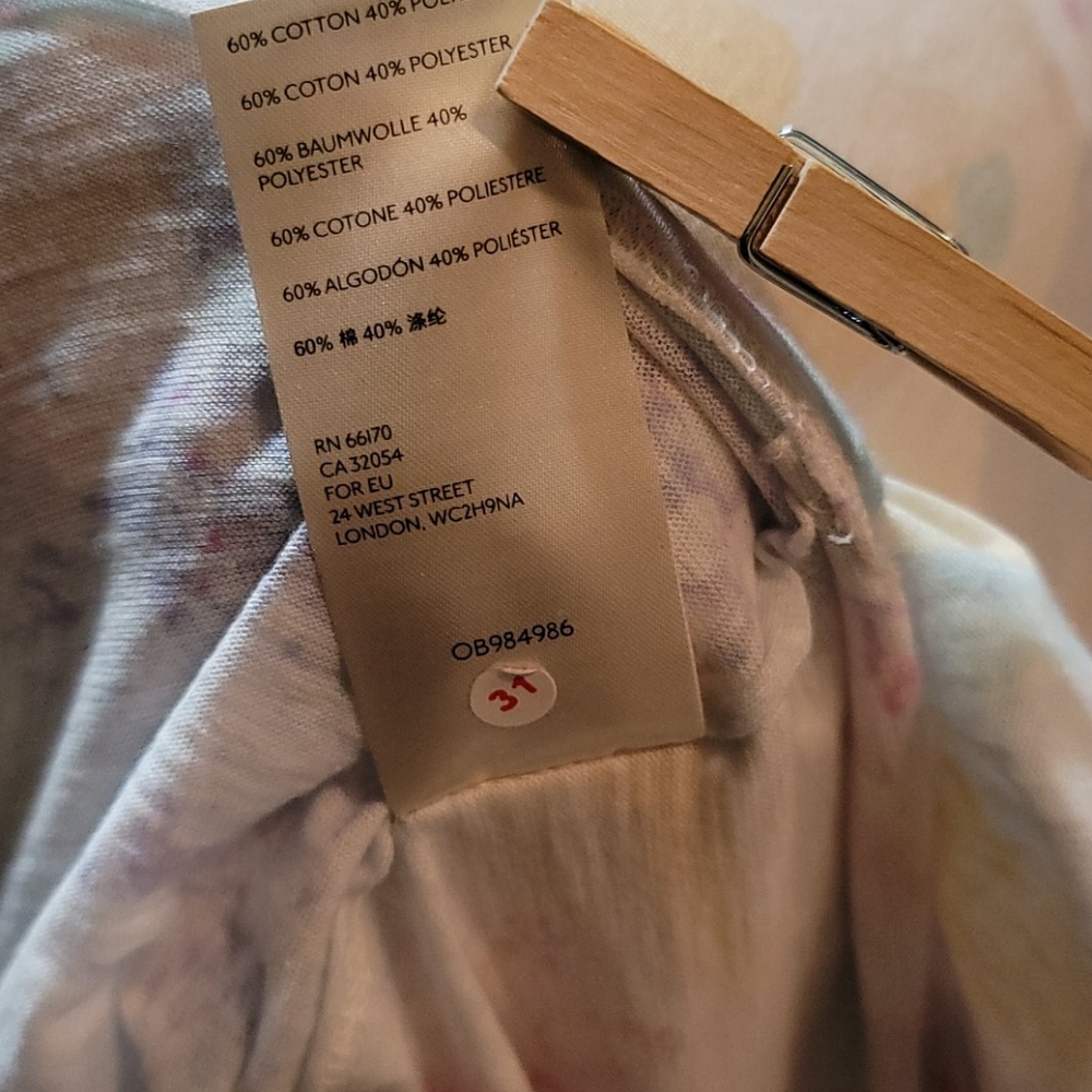 WE THE FREE TIE DYE FREE PEOPLE FLORAL T SHIRT SHORT SLEEVE OVERSIZED TOP SZ M - Picture 7 of 15